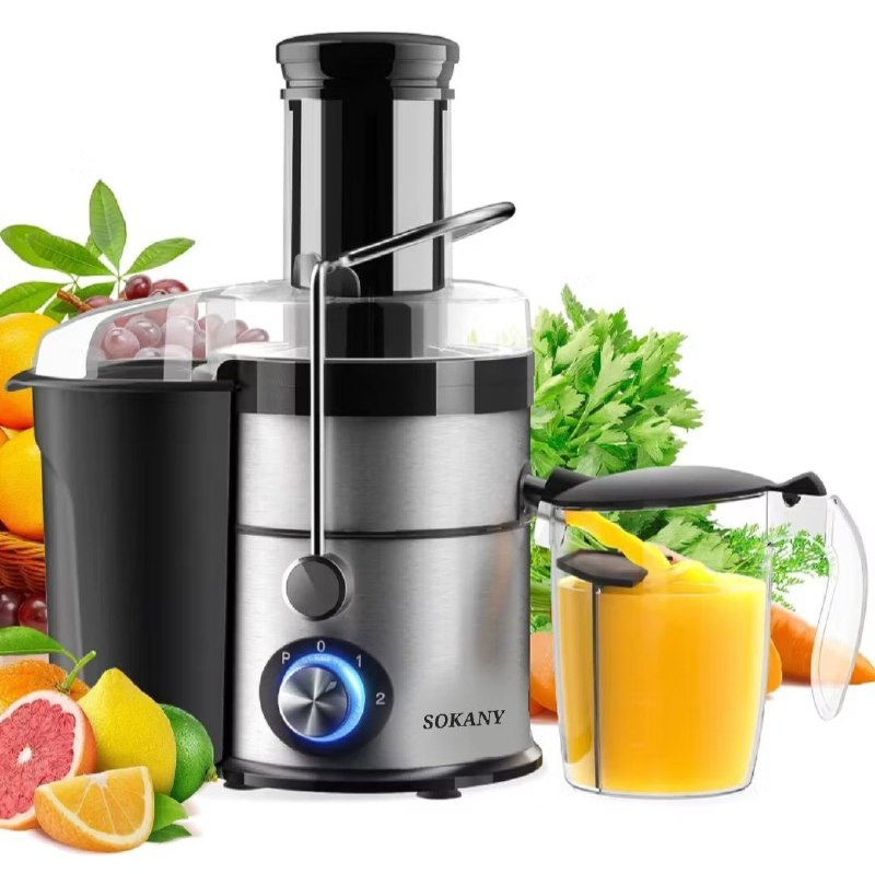 MAQUINA EXTRACTOR DE JUGO 1200W, 2 VELOCIDADES SK-03009 SOKANY