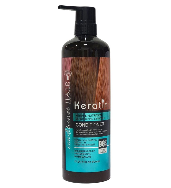 ACONDICIONADOR DE QUERATINA REPARADOR HAIR KERATIN 900ML