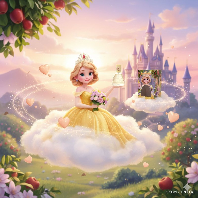 SPRAY COLLECTION CIRLINE PRINCESS SNOWBLUSH EDT 50ML (M)