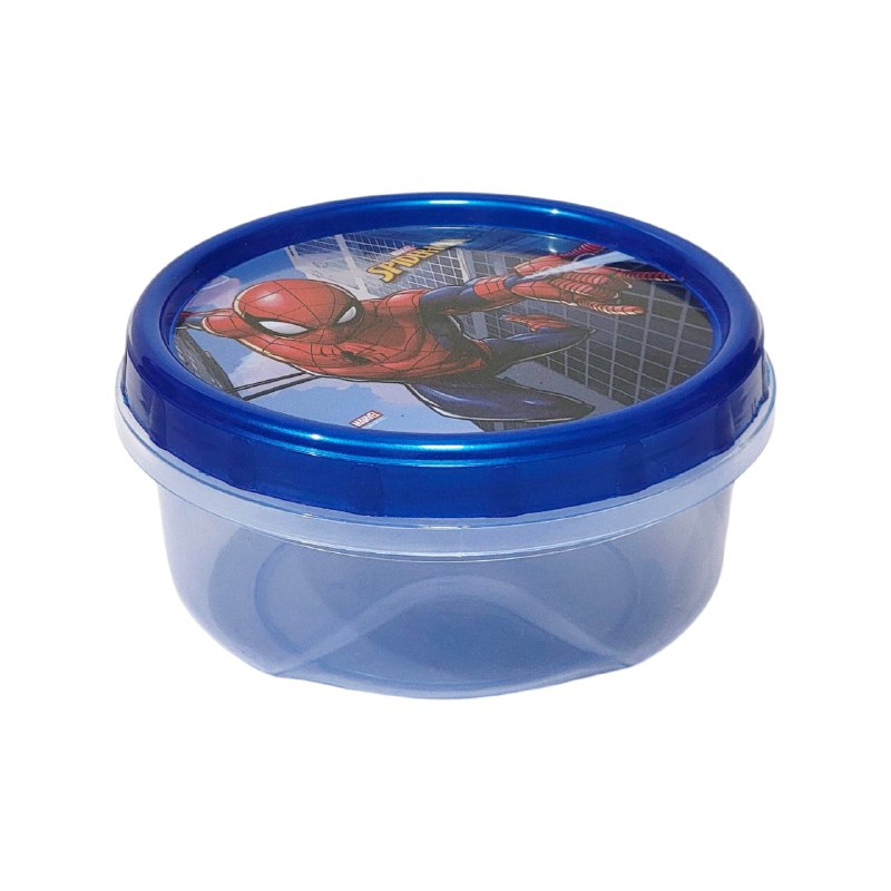 ORGANIZADOR RECIPIENTE PARA NIÑOS CON DISEÑO DE SPIDERMAN
