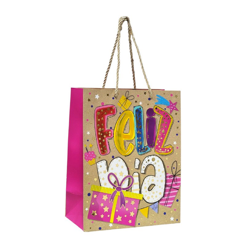 BOLSA DE REGALO DE PEQUEÑA 18X10X23CM