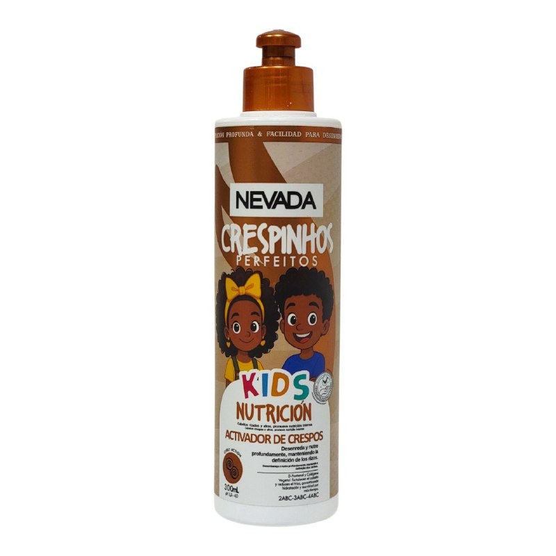 TRATAMIENTO PARA EL CABELLO ACTIVADOR DE CRESPOS DESENREDANTE HIDRATANTE NEVADA KIDS 300ML