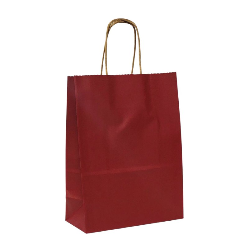 BOLSA DE REGALO PEQUEÑA 21X27X11 13 COLORES PAPEL CRAFT