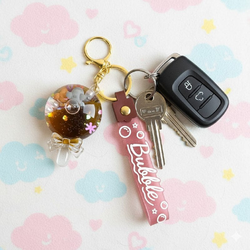 LLAVEROS DE ARENA MOVEDIZA LIQUIDA, 5 ESTILOS DISPONIBLES