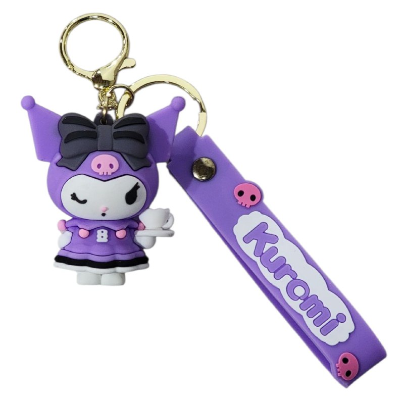 LLAVEROS DE KUROMI 4 ESTILOS DISPONIBLES