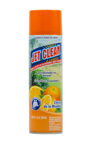 LIMPIADOR DESINFECTANTE EN AEROSOL CITRICOS DE LA MONTAÑA JET CLEAN 500ML