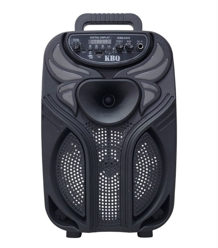 PARLANTE ALTAVOZ DE KARAOKE BOCINA INALAMBRICA RECARGABLE DE 8 PULGADAS BLUETOOTH KBQ-2422