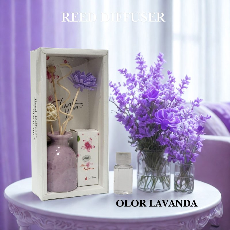 AMBIENTADOR AROMATIZANTE DIFUSOR DE VARILLAS PARA EL HOGAR DE AROMA CONTINUO SIN HUMO NI GOTEO, 4 AROMAS REED DIFFUSER