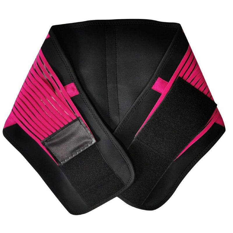 FAJA MOLDEADORA, CINTURON DE GIMNASIO PARA MUJER, FAJA REDUCTORA TRANSPIRABLE Y ESTABLE, BORDES RESISTENTES, VELCRO 3 COLORES SHAPING BELT YN-B6