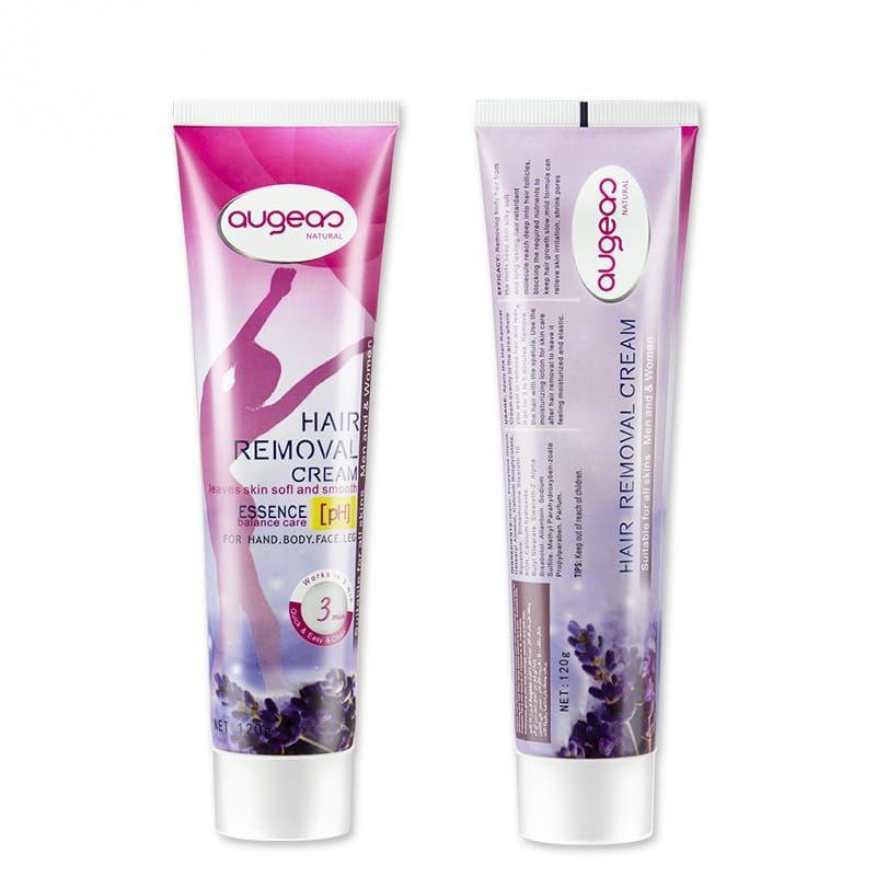 CREMA CORPORAL, CREMA DE CUERPO DEPILADORA EXTRACTO DE PLANTAS NATURALES SUAVES AUGEAS 120G