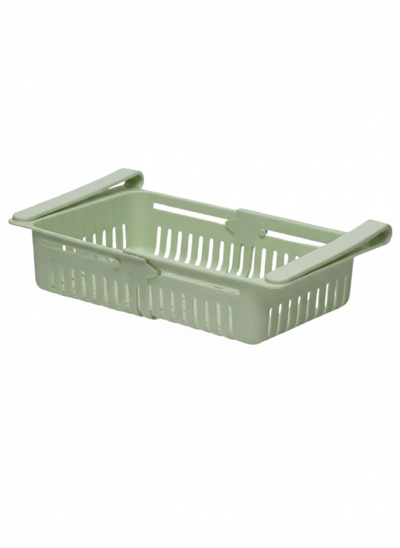 ORGANIZADOR RECIPIENTE EXTENSIBLE DE ALIMENTOS PARA REFRIGERADOR, 7 COLORES