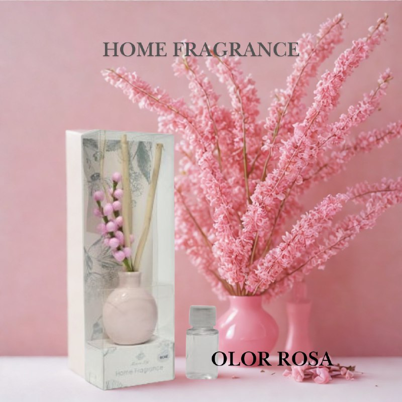 AMBIENTADOR AROMATIZANTE DIFUSOR DE VARILLAS PARA EL HOGAR DE AROMA CONTINUO SIN HUMO NI GOTEO, 5 AROMAS REED DIFFUSER