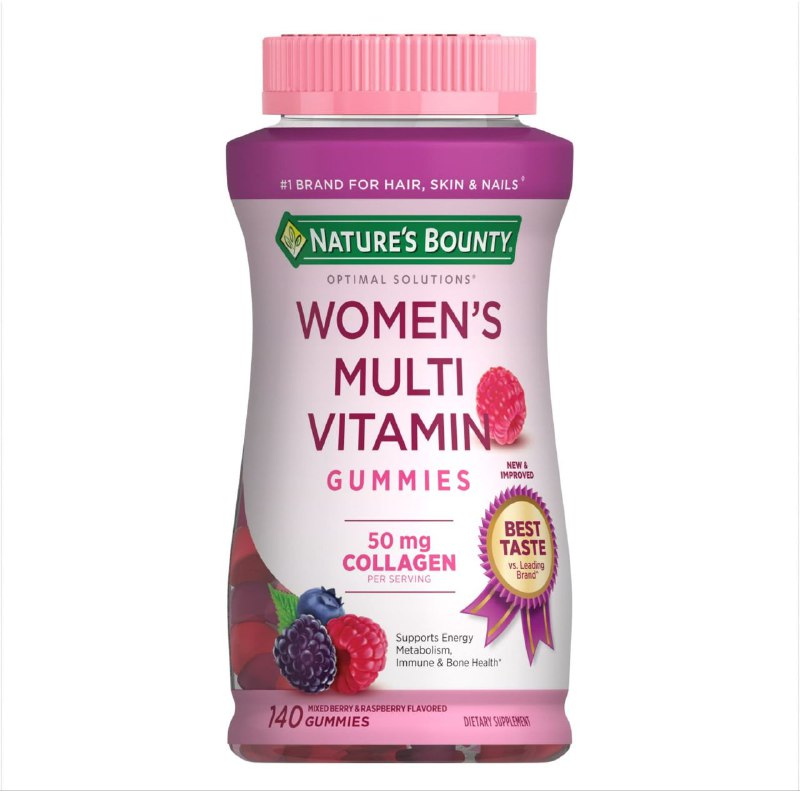 MULTIVITAMINICO EN GOMITAS PARA MUJERES 140UND NATURE'S BOUNTY