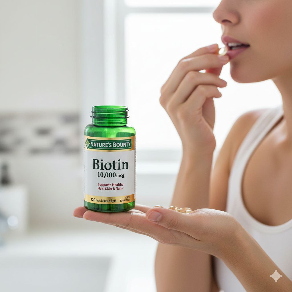 VITAMINAS EN CAPSULAS DE BIOTINA 120UNDS NATURES BOUNTY