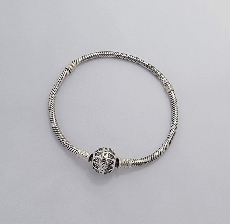 PAND38 PULSERA PANDORA PLATA 9.25