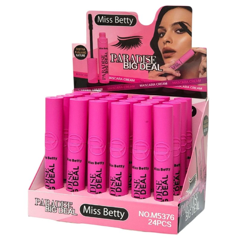 MASCARA PARA PESTAÑAS  MISS BETTY 12G (DUPE LOREAL  CITY COLOR) NATURALEZA EXTRA LARGA