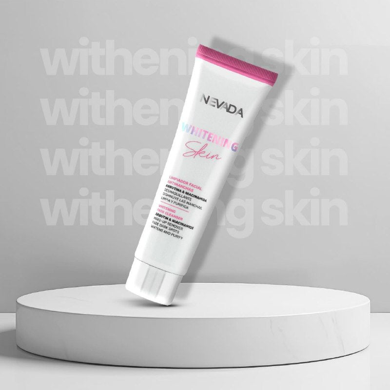SET FACIAL BLANQUEADOR ANTI MANCHAS DE 3 PIEZAS HIDRATANTE REJUVENECEDOR NEVADA