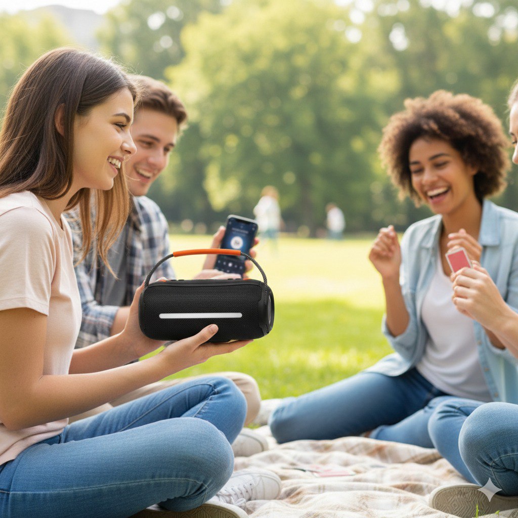 PARLANTE ALTAVOZ INALÁMBRICO MODELO S5-1 22CM