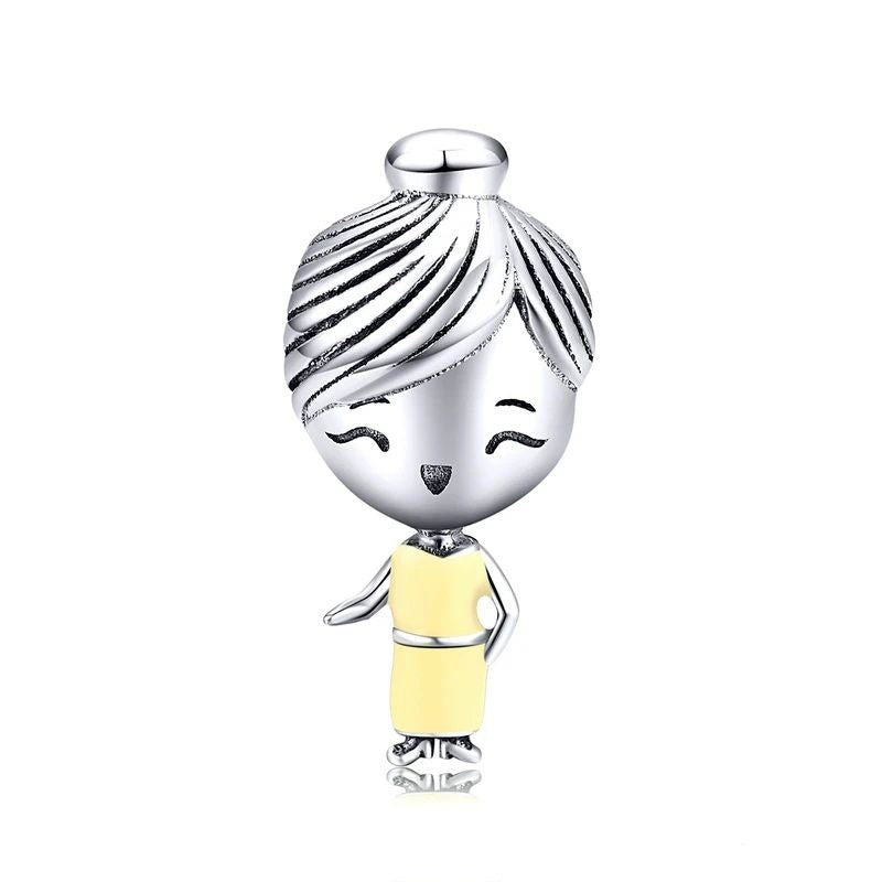 PCHARM3073$1 FORMA DE MADRE PANDORA PLATA 9.25