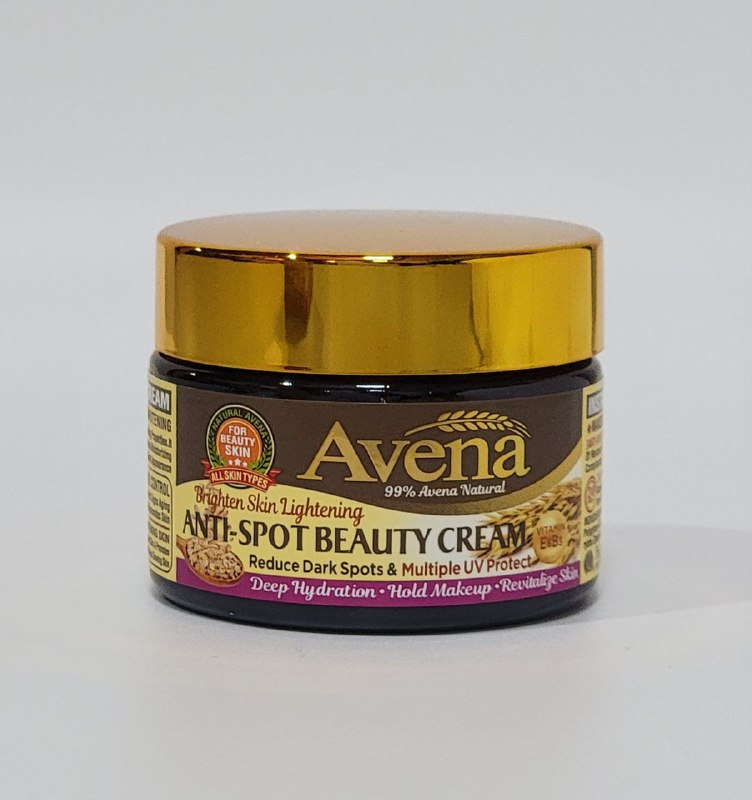 CREMA FACIAL DE AVENA ANTIMANCHAS, ILUMINA LA PIEL, REDUCE LAS MANCHAS OSCURAS, PROTECCION UV, VITAMINA E Y B3 HIDRATANTE FRUIT OF THE WOKALI PROFESSIONAL CARE 55G