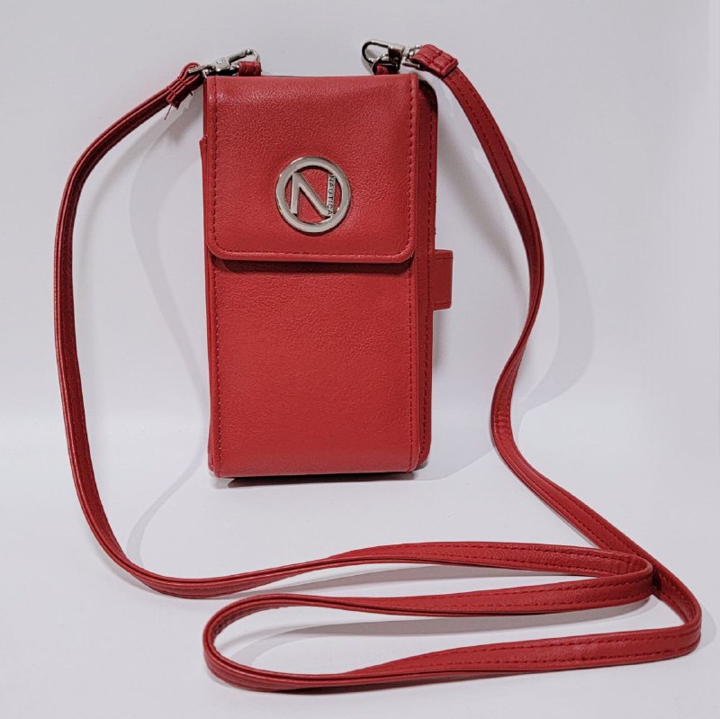 CARTERA CRUZADA ORIGINAL PORTA CELULAR Y TARJETERO NAUTICA