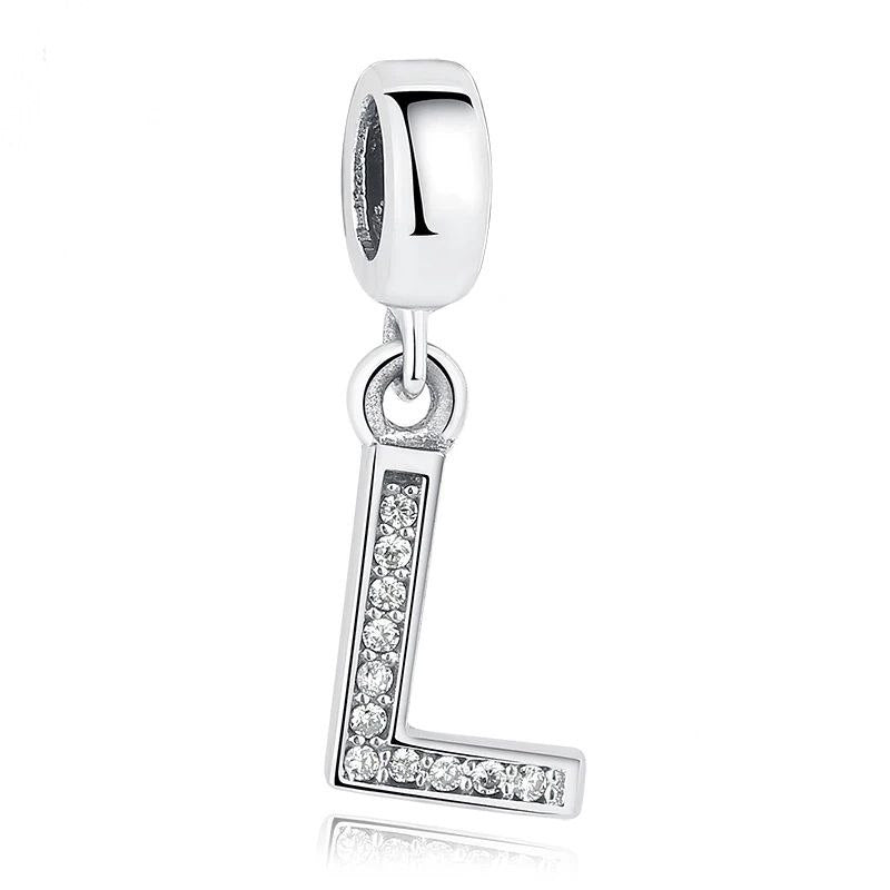 PCHARM4054$L LETRA L PANDORA PLATA 9.25