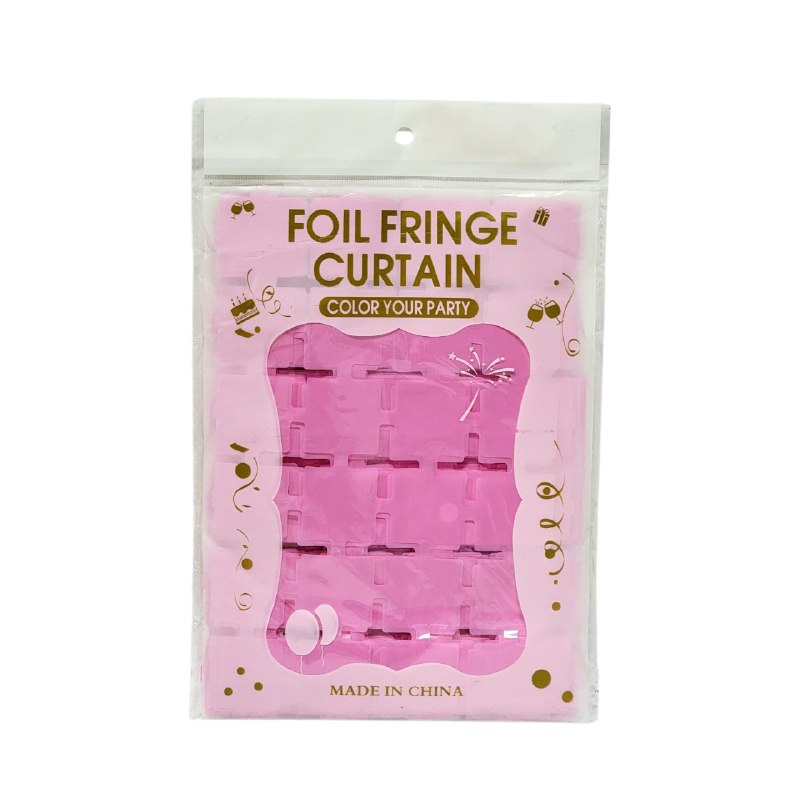 DECORACION ADORNO CORTINAS DE FLECOS FOIL PARA CUMPLEAÑOS FOIL FRINGE, 4 ESTILOS