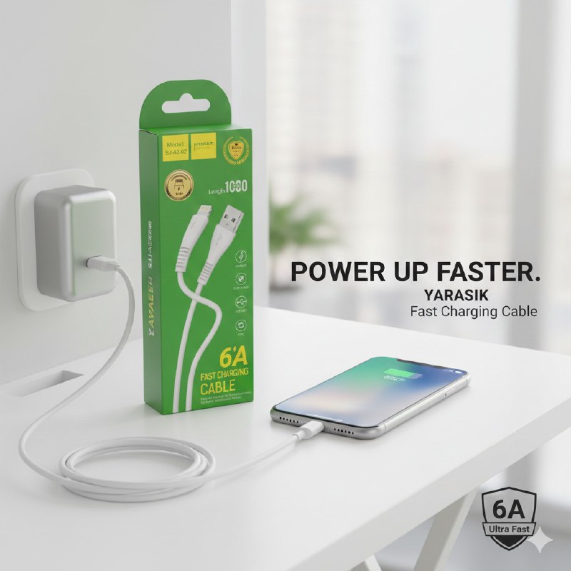 CABLE USB DE CARGA TIPO LIGHTNING IPHONE, CARGA RAPIDA PREMIUM DE 1M DE LARGO Y CON CONTRANSMISION DE DATOS RAPIDA