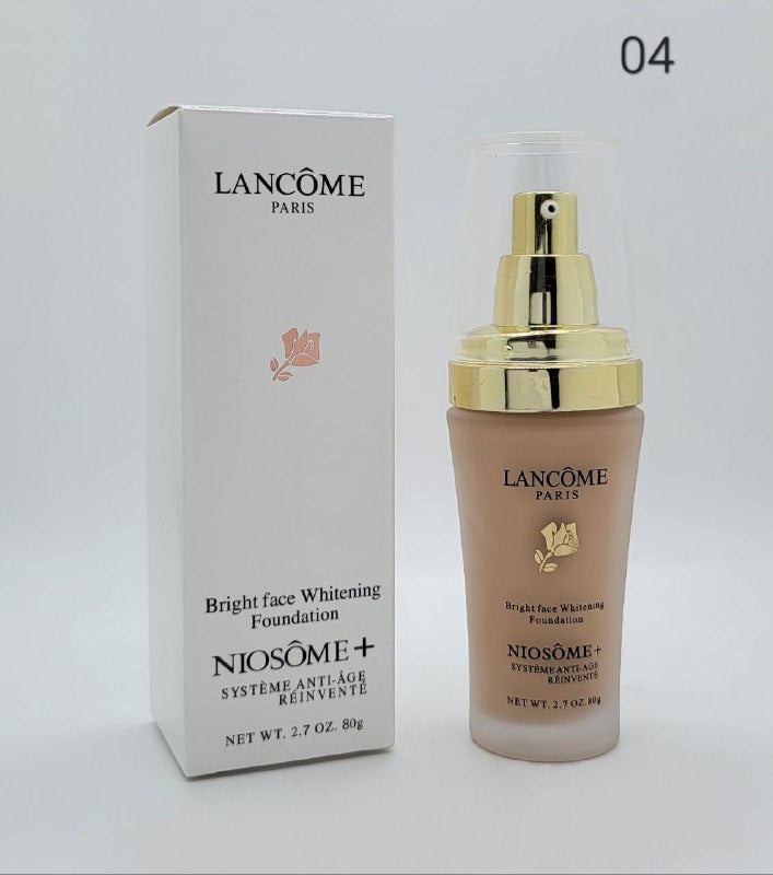 BASE LIQUIDA BLANQUEADORA DE ROSTRO ANTIENVEJECIMIENTO LANCOME PARIS 4 TONOS 80G