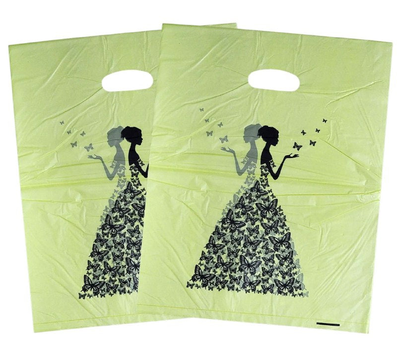 BOLSA DE REGALO PLASTICA EXTRA GRANDE 35X45CM, PAQUETE 100UND