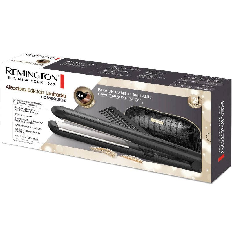 PLANCHA PARA EL CABELLO ALISADORA DE EDICION LIMITADA QUE DEJA EL PELO SUAVE Y BRILLANTE REMINGTON