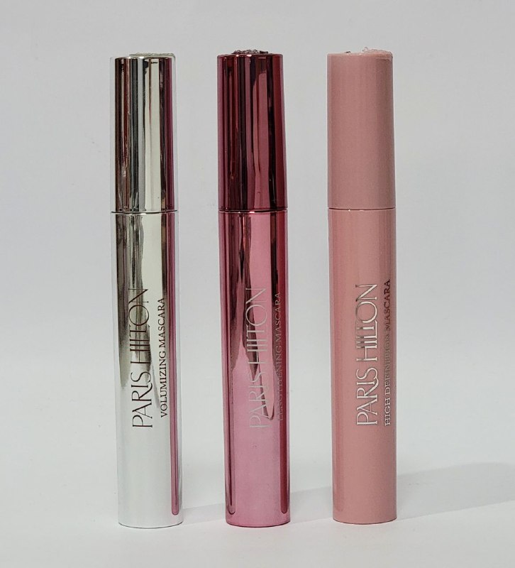 MASCARA PARA PESTAÑAS EN SET TRIO ORIGINAL PARIS HILTON, MASCARA ALARGADORA 8ML, VOLUMIZADORA 8ML, DE ALTA DEFINICION 8ML