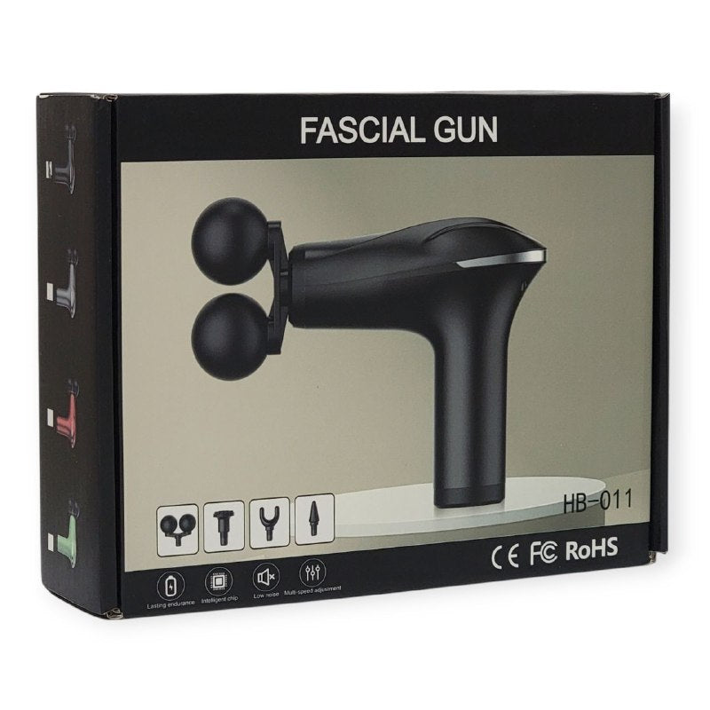 MAQUINA PISTOLA ELECTRICA DE MASAJE MUSCULAR RELAJANTE, PORTATIL, TIPO C, FASCIAL GUN