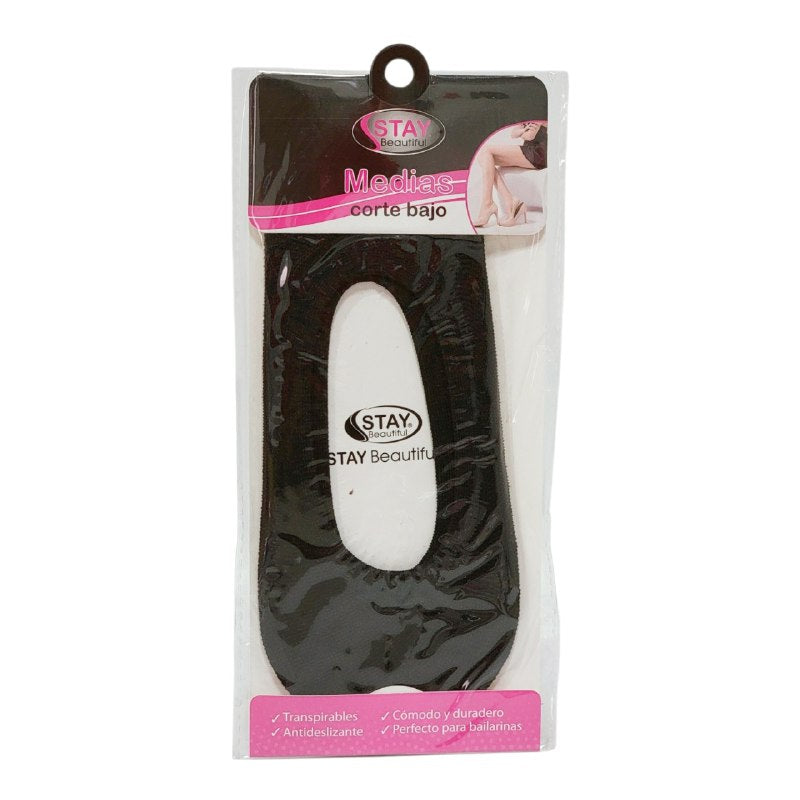 MEDIAS DE CORTE BAJO TRANSPIRABLES ANTIDESLIZANTES PARA MUJERES TALLA UNICA 1 PAR STAY BEAUTIFUL, 6 ESTILOS