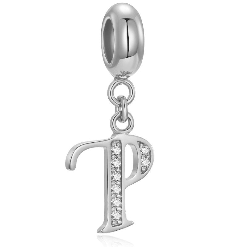 PCHARM4056$P LETRA P PANDORA PLATA 9.25