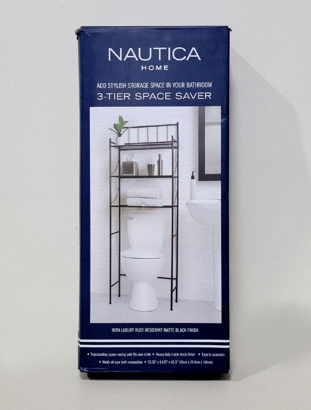 ESTANTE ORGANIZADOR DE BAÑO ORIGINAL 3 NIVELES RESISTENTE AL OXIDO NAUTICA