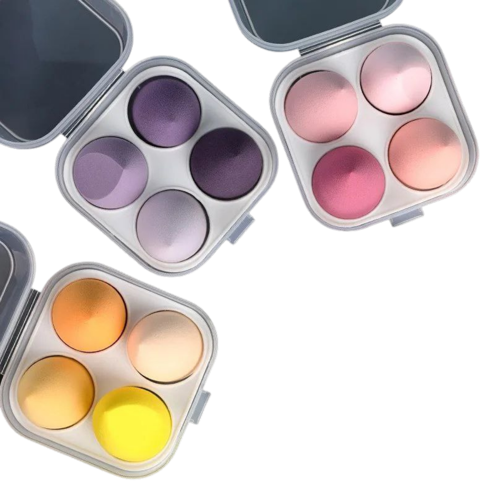 SET DE 4 ESPONJAS DE MAQUILLAJE