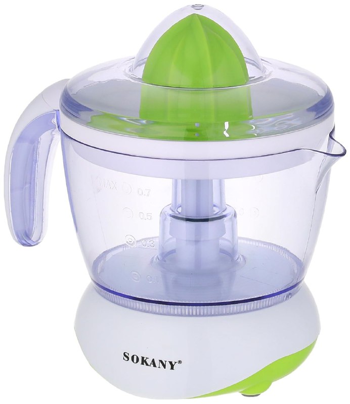 MAQUINA EXTRACTOR DE JUGO, EXPRIMIDOR DE CITRICOS, WK-725, 45W, 700ML SOKANY