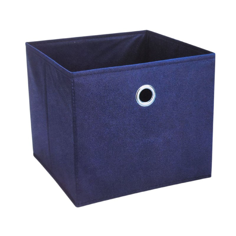 ORGANIZADOR CAJA DE ALMACENAMIENTO PLEGABLE, CESTA PARA LIBROS, JUGUETES, ROPA Y MAS CLOSET ESSENTIALS 22.9X22.9X20.3CM