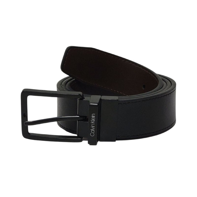 FAJA ORIGINAL CALVIN KLEIN REVERSIBLE PARA CABALLERO COLOR NEGRO Y CAFÉ TALLA S/P 30-32