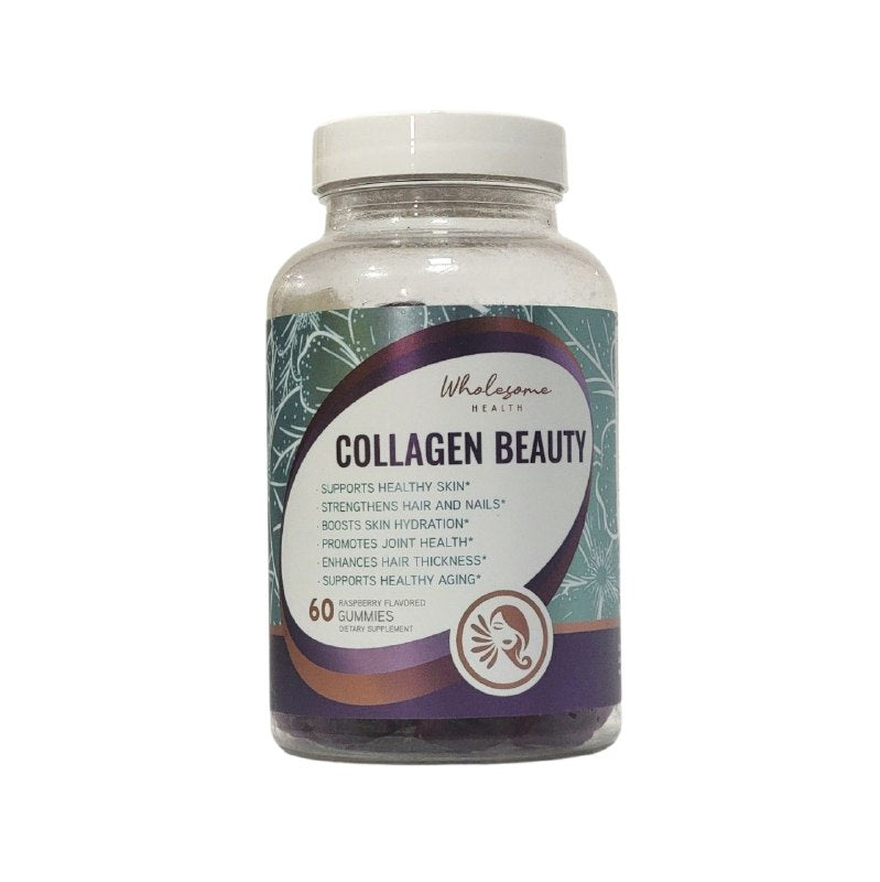 VITAMINAS EN GOMITAS DE COLAGENO PARA PIEL SALUDABLE, CABELLO Y UÑAS WHOLESOME 60UND