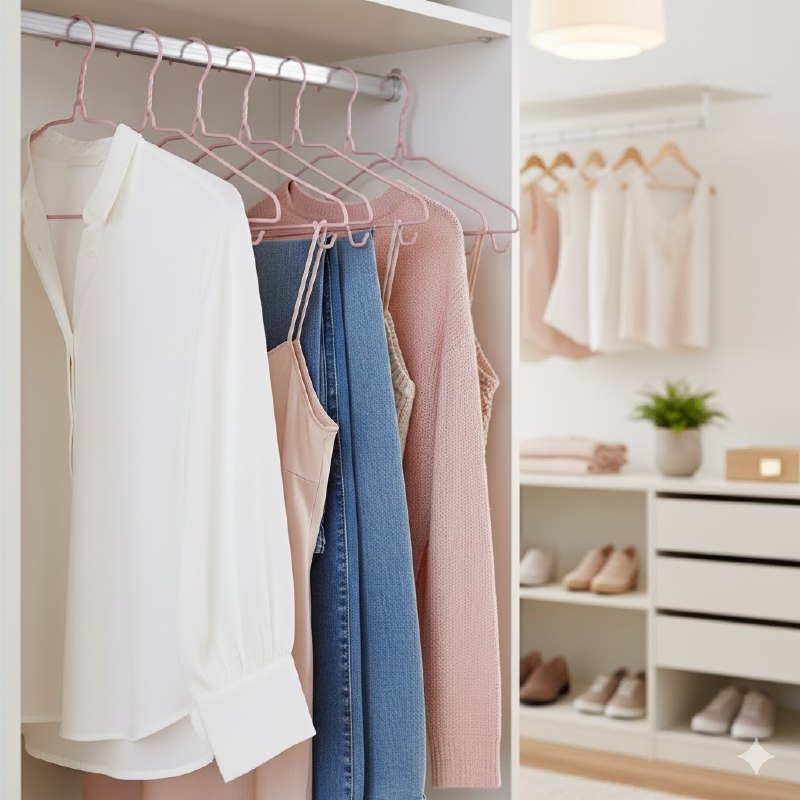 GANCHO ORGANIZADOR DE ROPA METALICOS ELEGANTES EN PAQUETE DE 10UND STURDY FOREVER