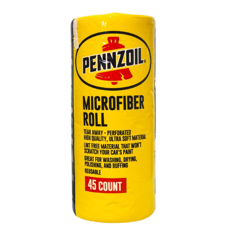 TRAPO DE MICROFIBRA MULTIUSOS EN PAQUETE DE 45 PIEZAS PENNZOL 30X30CM