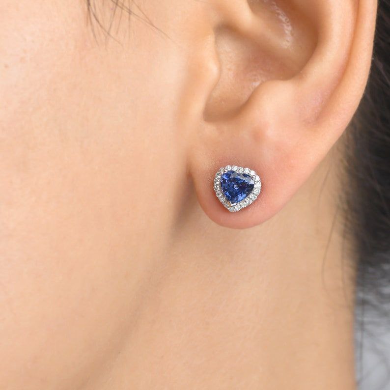 PARI1460$3 FORMA CORAZON AZUL PANDORA PLATA 9.25