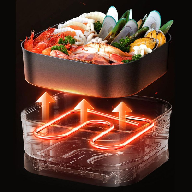 MAQUINA FREIDORA ELECTRICA, SARTEN ELECTRICO ALTA CALIDAD 1500W SK-2005 SOKANY