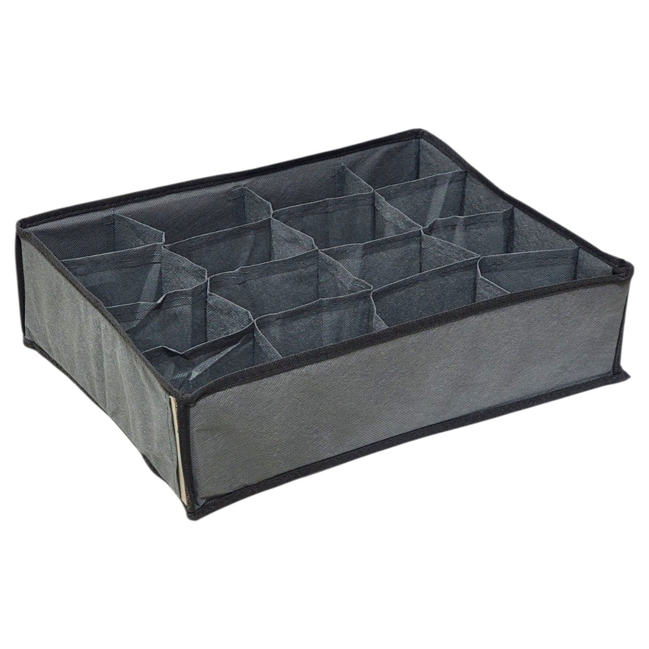 ORGANIZADOR CAJA DE ALMACENAMIENTO DE 16 COMPARTIMIENTOS FIJOS 36X298X10CM, PARA FAJAS, ROPA INTERIOR, CALCETINES Y MAS BENELI HOME