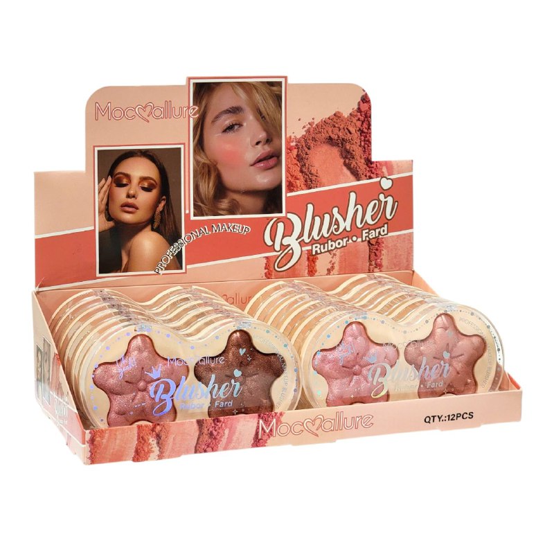 BLUSH RUBOR DE MAQUILLAKE MOCMALLURE BLUSHER 6G, 2 TONOS