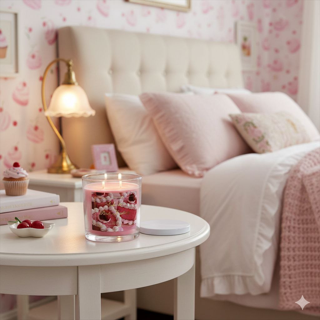 VELA AROMATICA STUDIO 220 PINK FROSTING 382G