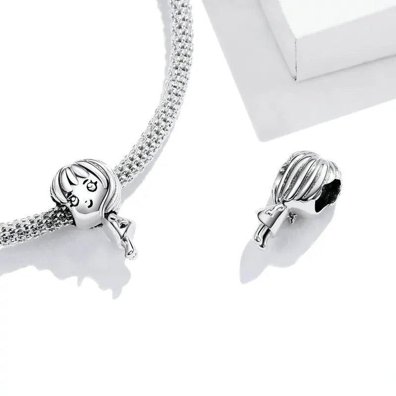 PCHARM3076 FORMA DE NIÑA PANDORA PLATA 9.25