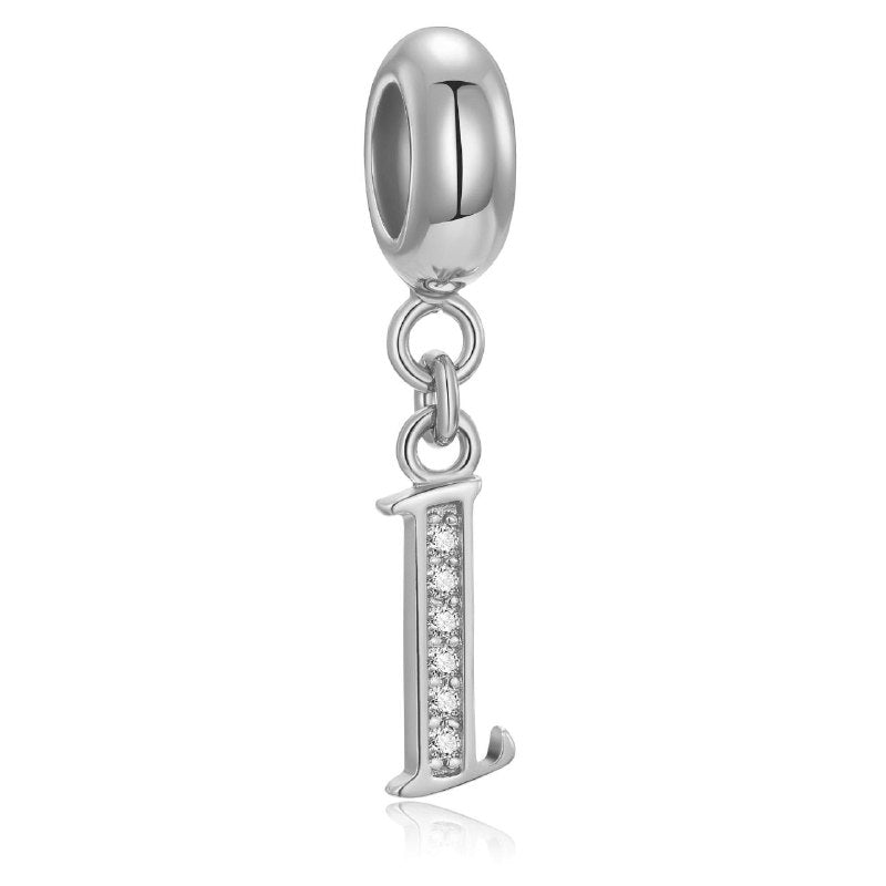 PCHARM4056$I LETRA I PANDORA PLATA 9.25